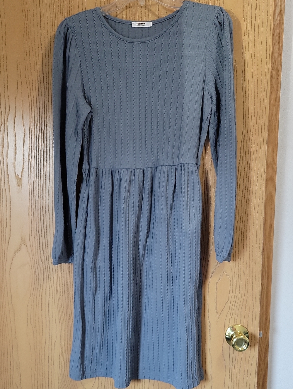 Blue Sweater Dress